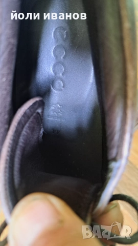 ECCO-кожени шити оригинални обувки 44 номер, снимка 8 - Маратонки - 53746583