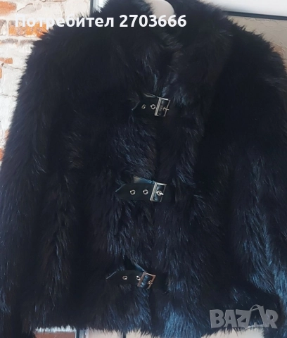 дамско палто от еко кожа, снимка 2 - Палта, манта - 52996637