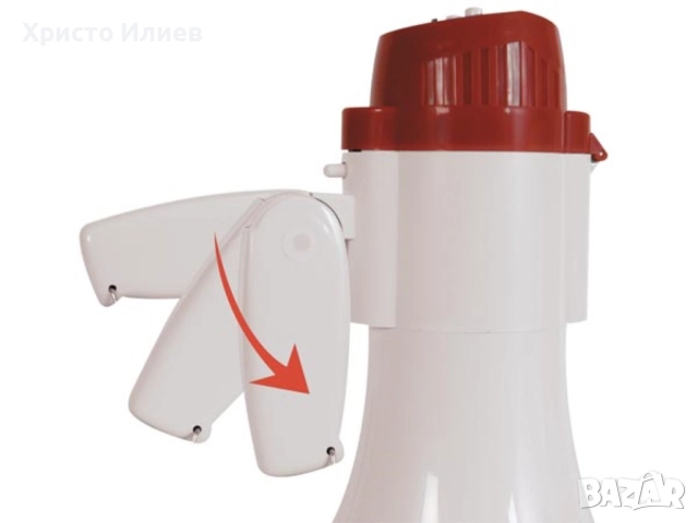 Мегафон със сирена и запис 10W, снимка 2 - Друга електроника - 52293486