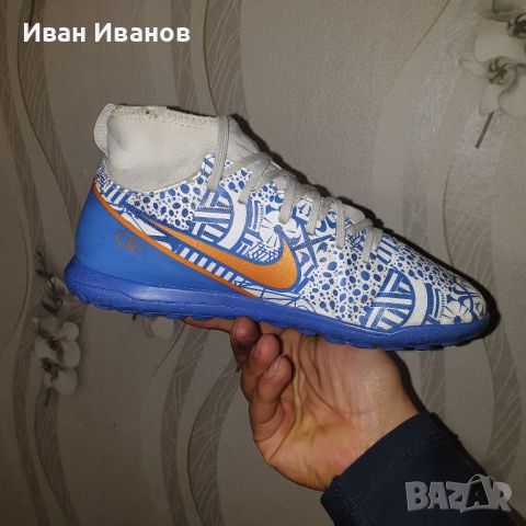 стоножки Nike Mercurial Superfly 9 Club CR7 Ronaldo TF номер 37-37,5, снимка 15 - Футбол - 45345198