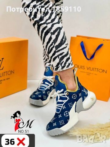 Дамски Маратонки LOUIS VUITTON , снимка 2 - Маратонки - 46697639