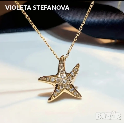 Дамски позлатени бижута от медицинска неръждаема стомана , снимка 2 - Колиета, медальони, синджири - 53864753