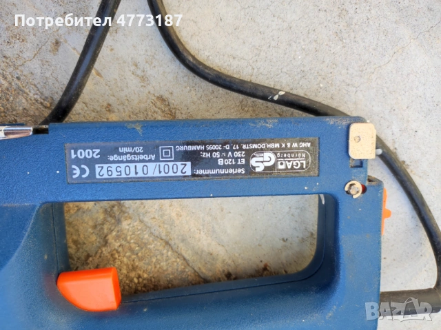 Eлектрически такер, снимка 4 - Други инструменти - 54023645