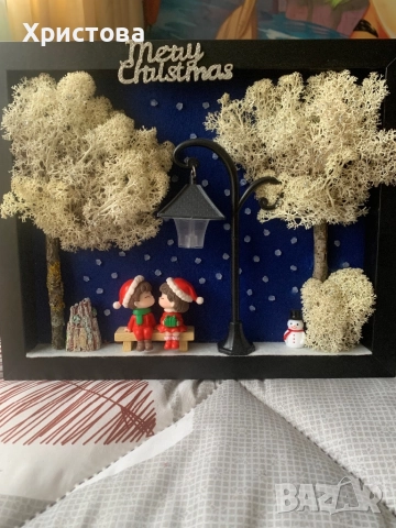 Коледна 3Д картина 