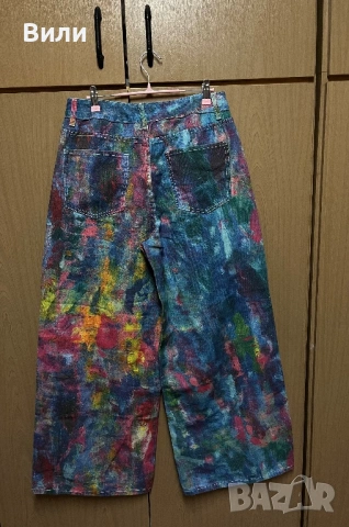 Дамски многоцветни дънки, снимка 2 - Дънки - 53850051