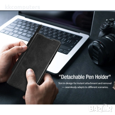 NILLKIN Qin Pro Series кожен калъф с отделения за карти и стилус за Samsung Galaxy Z Fold7 5G и прот, снимка 6 - Калъфи, кейсове - 53417018