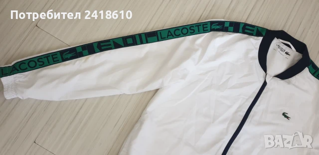 Lacoste Sport Regular Fit Full Zip Mens Size 4 - M НОВО! ОРИГИНАЛ! Мъжко Горнище с цял Цип!, снимка 8 - Спортни дрехи, екипи - 50619492
