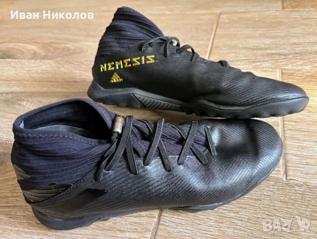 Футболни обувки стоножки Adidas Nemeziz 19.3 TF, Размер 41,5 , снимка 9 - Футбол - 47315232