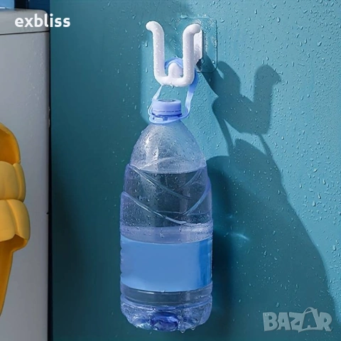 Самозалепваща се закачалка за чехли или обувки 2 бр., снимка 2 - Други - 53356455