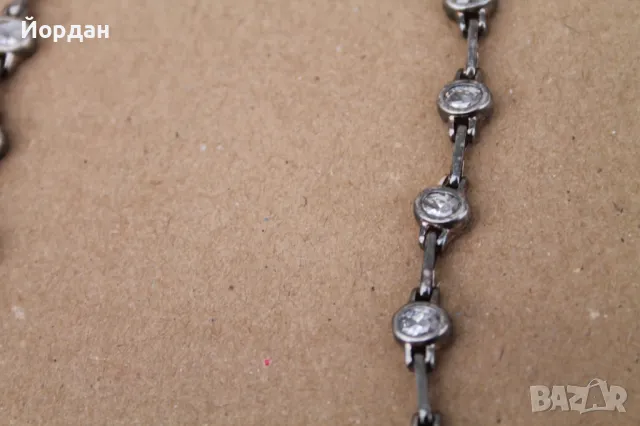 Дамско сребърно колие , снимка 4 - Колиета, медальони, синджири - 49771473