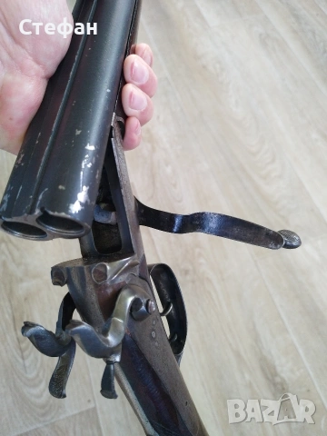 Рядка двуцевна пушка СентЕтиен., снимка 6 - Колекции - 53797835