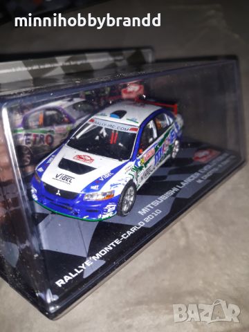 Skoda Fabia Ford Escort Mitsubishi Lancer 1.43 Eaglemoss Ltd Rally Monte-Carlo., снимка 9 - Колекции - 46522596