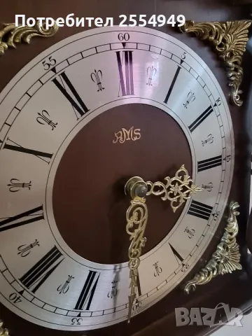 Старинен стенен часовник AMS, снимка 6 - Стенни часовници - 49753648