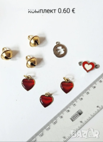 Изкуствена брада за гном, звънчета, копчета , мерителна линийка за куки, диадеми, снимка 18 - Декорация за дома - 44094682