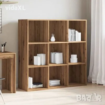 vidaXL Шкаф за книги Artisan Oak 98x29x97,5 cm（SKU:855969）, снимка 3 - Шкафове - 48799734