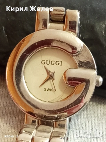 Модерен дамски часовник GUGGI SWISS красив стилен дизайн 40564, снимка 2 - Дамски - 53482658