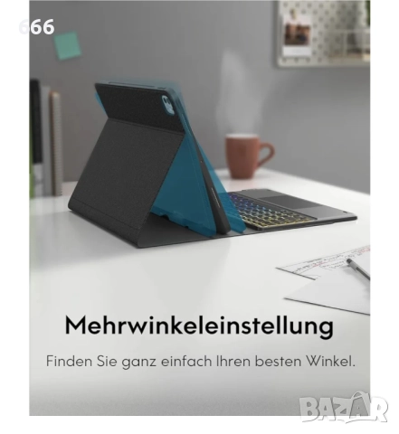 Калъф за таблет + клавиатура iPad Pro 2024 13 инча (M4/M5) (номер на модела: A2925, A2926, A3007). , снимка 5 - Друга електроника - 52956578