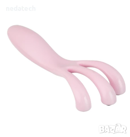 Масажен ролер за лице и тяло, Розов, 14x5x2.5 см., снимка 2 - Други стоки за дома - 51186761