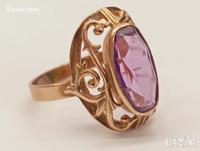 Руско злато , снимка 2 - Пръстени - 54181905