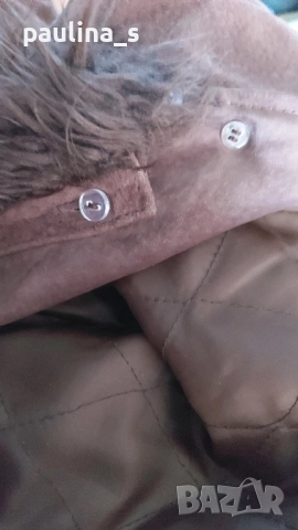 Винтидж / "Vroom & Dressman" и "PIANO WOMAN" / Дамско палто / манто от естествен велур , снимка 8 - Палта, манта - 52524720