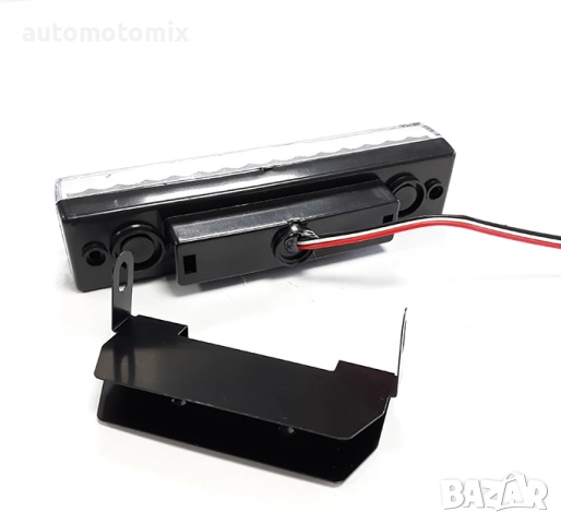 Диодна светлина, Червена, 12V, Бяло стъкло, 1брой - 2048, снимка 3 - Аксесоари и консумативи - 52536147