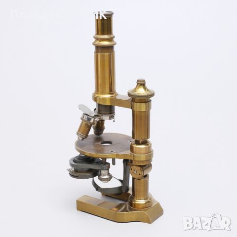 1893 г.! Микроскоп ERNST LEITZ WETZLAR, снимка 4 - Антикварни и старинни предмети - 45454946