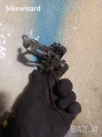 Shimano 31.8 преден обтегач горно дърпане, снимка 4 - Части за велосипеди - 51968793