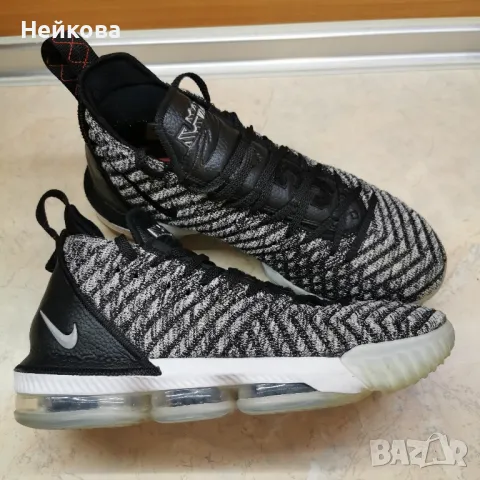 Nike LeBron 16 "Oreo" 43 Отлични, снимка 4 - Маратонки - 46933123