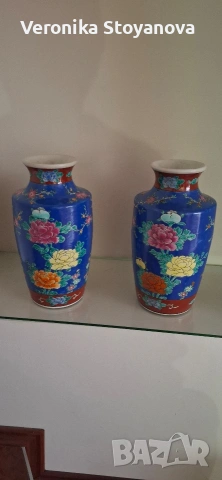 Две вази с китайски мотиви, снимка 3 - Вази - 53351941