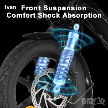 Сгъваем Електрически Велосипед, снимка 2 - Велосипеди - 52433998