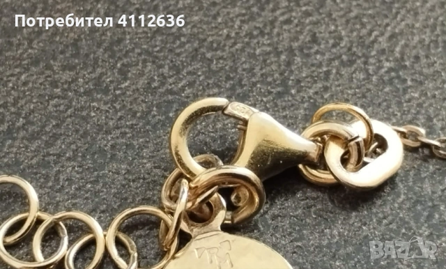 Комплект сребърно колие и обеци с перли и позлата на марката Majorica , снимка 7 - Бижутерийни комплекти - 53988778