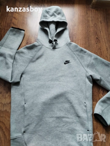 Nike M NK TCH FLC PO HOODIE - страхотно мъжко горнище КАТО НОВО С, снимка 8 - Спортни дрехи, екипи - 53432831