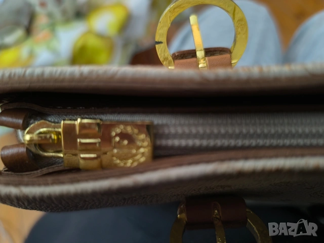 оригинална нова италианска чанта с кожени акценти неносена, снимка 6 - Чанти - 53098953