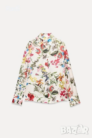 Нова сатенирана риза M ZARA