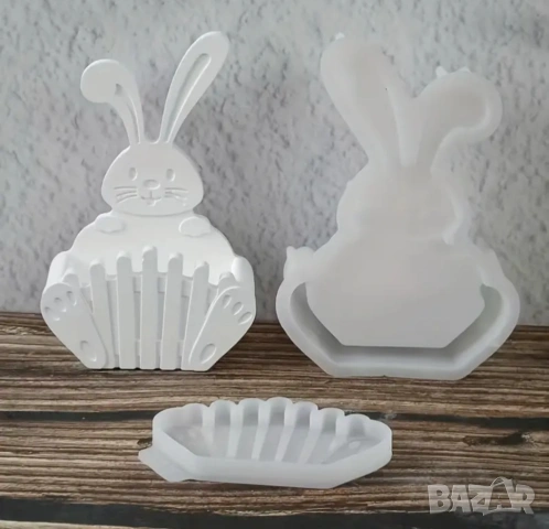 Молд кашпа заек , снимка 2 - Форми - 53879639