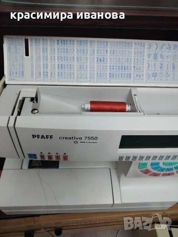 шевна машина Pfaff Creative 7550, снимка 6 - Шевни машини - 52930835
