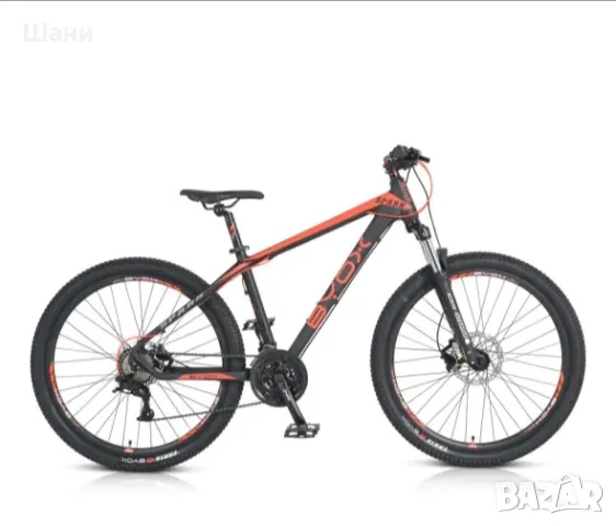 BYOX Велосипед 27,5" ALLOY B SPARK ЧЕРВЕН, снимка 2 - Велосипеди - 49733047