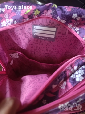 Габол голяма раница за училище на колелца Gabol, снимка 11 - Ученически пособия, канцеларски материали - 51686906