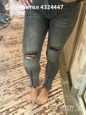 Дамски еластични дънки, размер М, снимка 3 - Дънки - 52447361