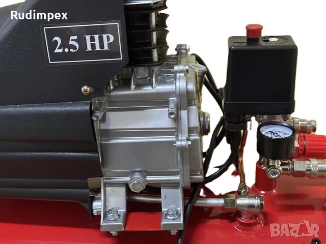 Компресор за въздух 100 л, 8 бара, професионален,гаранция 2 години, снимка 10 - Други машини и части - 52840751