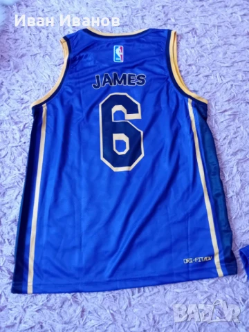 Чисто нов оригинален екип на Los Angelis Lakers - LeBron James, снимка 4 - Баскетбол - 50661610