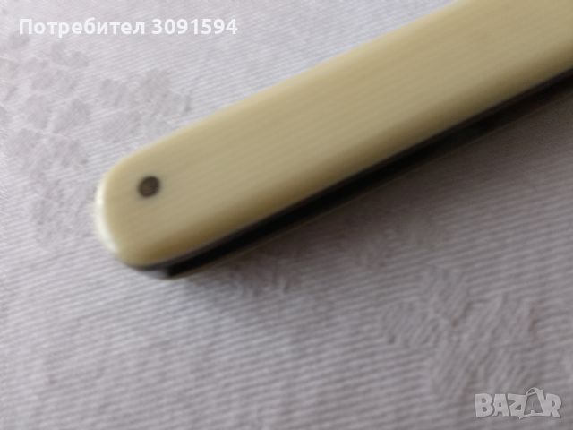 Стар нож за дегустация със слонова кост , снимка 3 - Антикварни и старинни предмети - 45608820