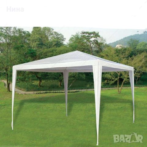 Бяла шатра HERLY с UV защита, снимка 2 - Градински мебели, декорация  - 45692978