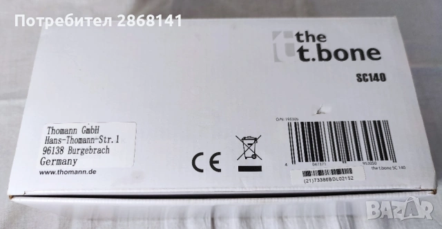 Thomann t.bone SC140 кондензаторен микрофон, снимка 8 - Микрофони - 53417130