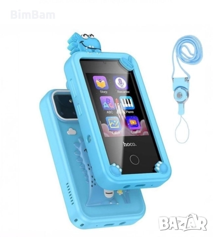 Разпродажба - последни бройки! Детски смартфон с калъф еднорог / динозавър 2.8" / - различни цветове, снимка 4 - Музикални играчки - 52361388