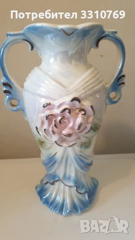Голяма класическа порцеланова ваза. , снимка 1