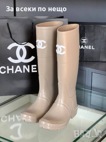 Chanel Дамски Зимни Ботуши Шанел - Налични Различни Цветове Код E1068, снимка 13 - Дамски ботуши - 52316037