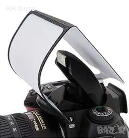 Дифузьор за вградена светкавица / Рефлектор / Canon , Nikon , Sony, снимка 1 - Светкавици, студийно осветление - 46329218