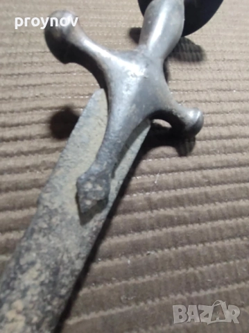 Много стара бойна сабя в реликвенно състояние, снимка 4 - Антикварни и старинни предмети - 52157379