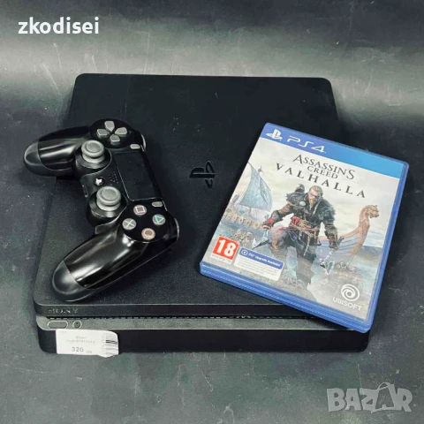 Конзола SONY - PS4 с 1бр. джойстик и 1бр. игра
